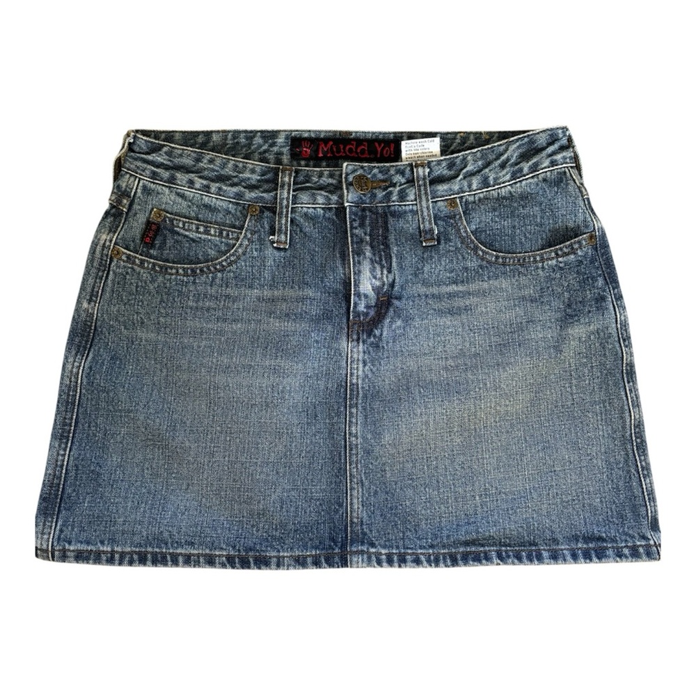 Y2K Mudd Light Blue Denim Mini Skirt